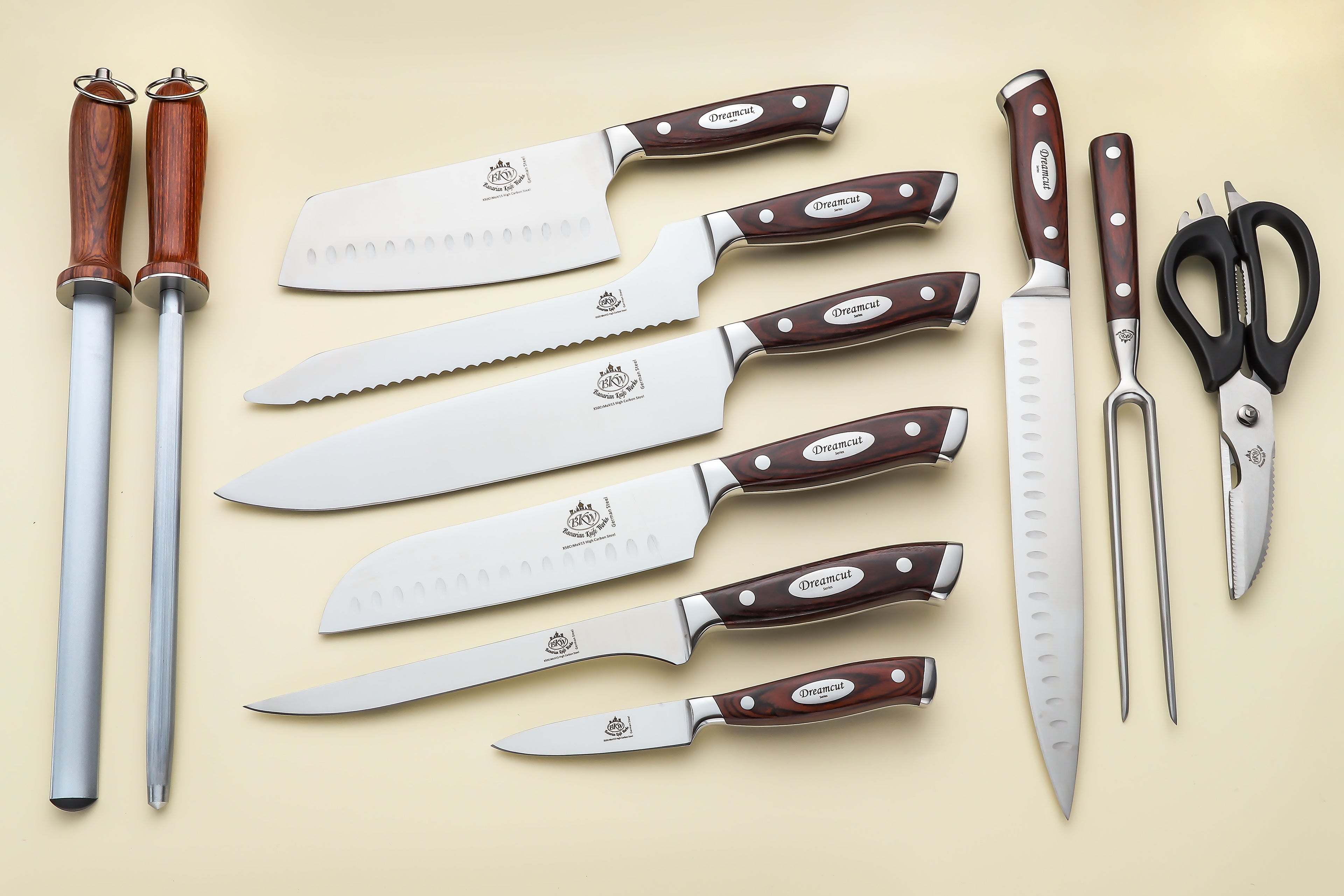 3 day sale  - 19 pc set- 12 pc set plus steak knives,  order today and get a free single Knife