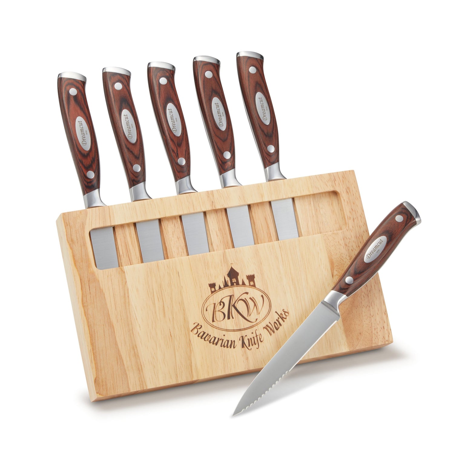 7 pc Steak Knife Set – Model 424 - Bavarian Knife Works