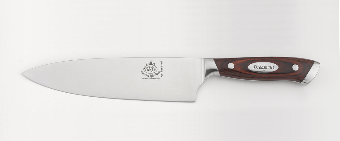 Chef Mike Special! 8 Inch Chef knife and Diamonds Steel.